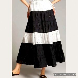 :Price Firm: Anthropologie Hutch Fantine Striped Maxi Skirt
